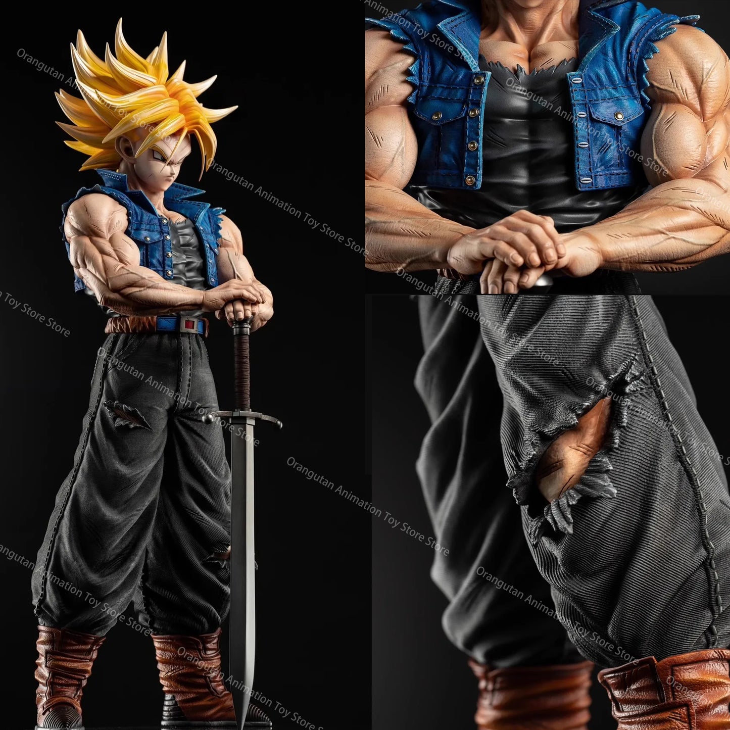 Anime Dragon Ball Z 25CM Trunks Figure Future Trunks Action Figures Pvc Figurine Statue Collection Model Toys for Children Gifts