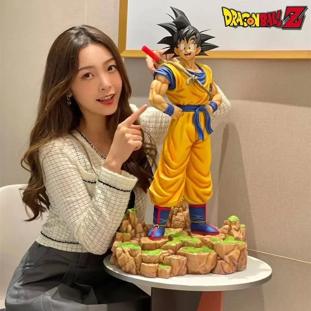 Anime Dragon Ball Dream Sun Goku Figures Somersault Cloud Super Saiyan Standing Collection Statue Peripheral Model Pvc Gift Toy