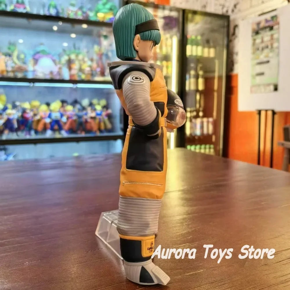 8.26In/21Cm Anime Dragon Ball Z Figure Space Suit Bulma Action Figures Pvc Statue Desktop Ornamen Collection Model Toys Gifts