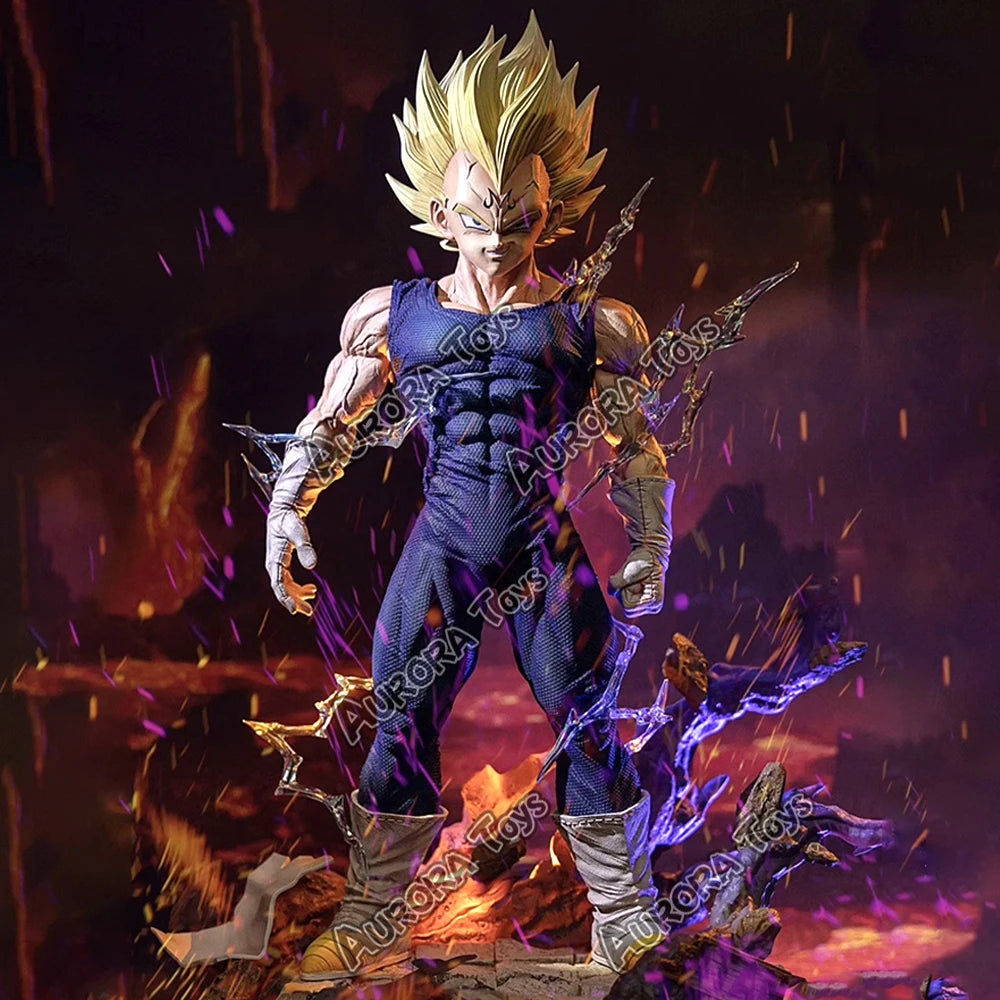 12.6In/32Cm Anime Dragon Ball Z Figure Majin Vegeta Figurine PVC Action Figures Collection Model Toys Gifts