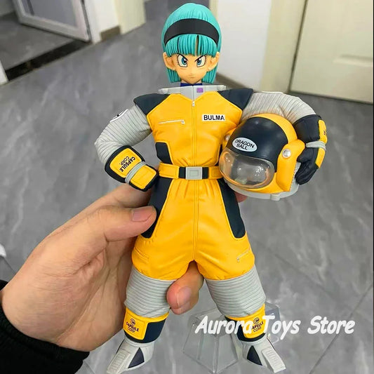 8.26In/21Cm Anime Dragon Ball Z Figure Space Suit Bulma Action Figures Pvc Statue Desktop Ornamen Collection Model Toys Gifts