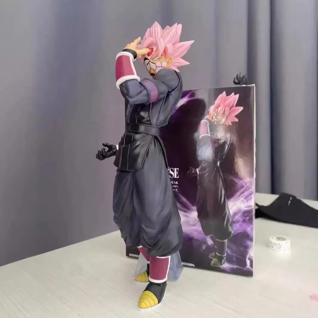 25Cm Dragon Ball Zamasu Black Goku Action Figure PVC Figurine GK Statue Collection Model Decorationtoys Children Birthday Gifts