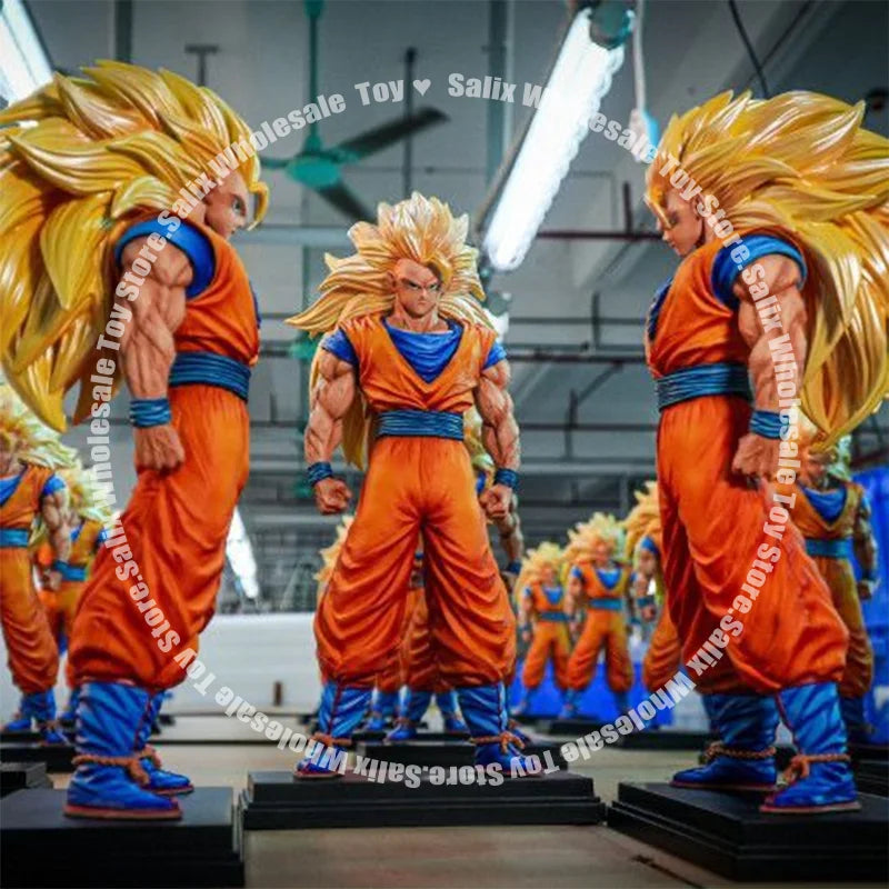 In Stock Jt Statue Jt Toys Dragon Ball Son Goku Figurine Ssj3 Goku Rose Goku Figurine Super Saiyan 3 Goku Anime Figure Toys