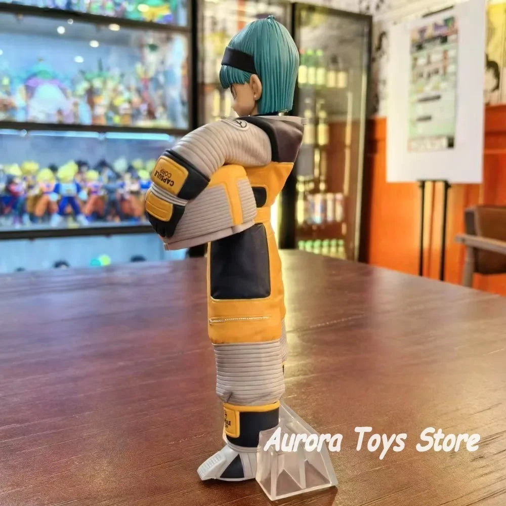 8.26In/21Cm Anime Dragon Ball Z Figure Space Suit Bulma Action Figures Pvc Statue Desktop Ornamen Collection Model Toys Gifts