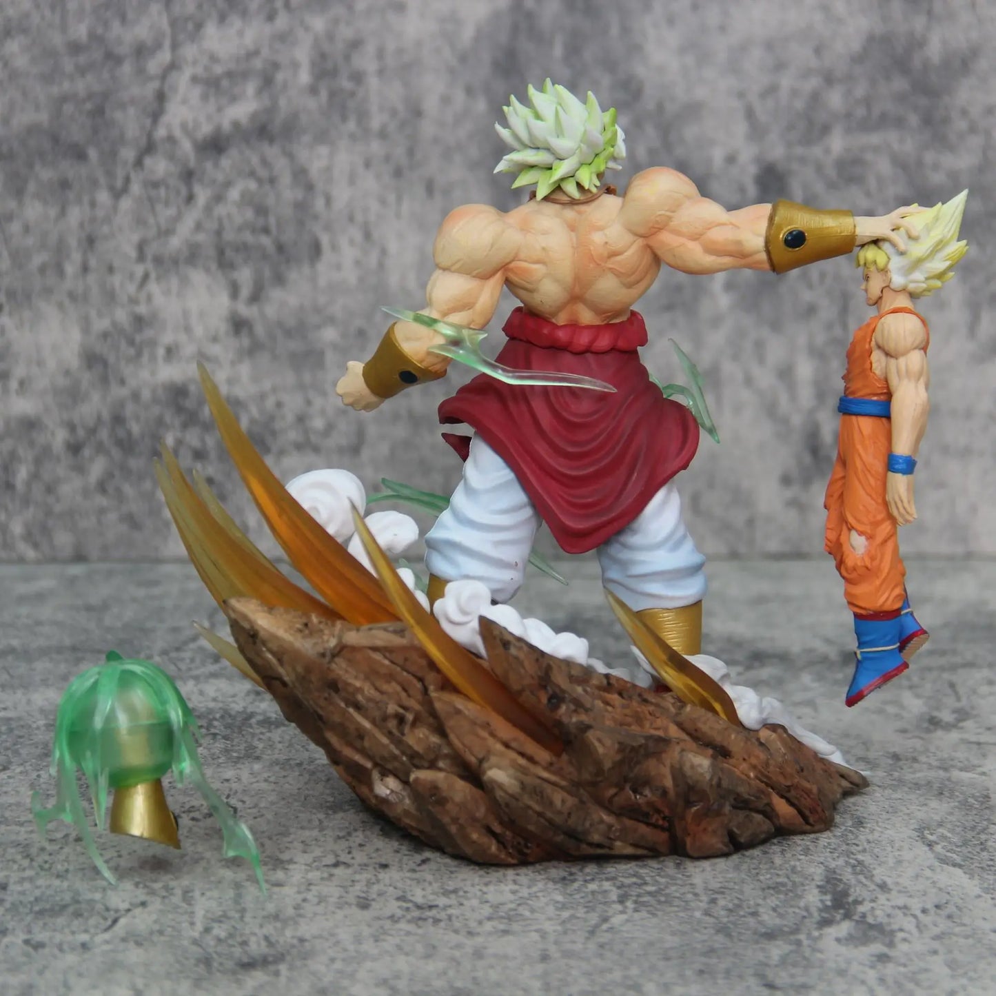 20Cm Dragon Ball Anime Figures Broli Vs Goku Action Figures Pvc Model Statue Goku Broly Doll Collectible Toys Birthday Gift
