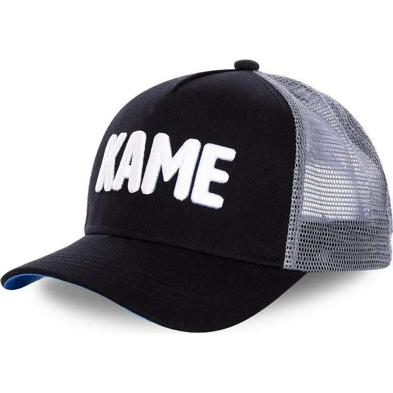 Dragon Ball Buu Goku Cap Summer Travel Peaked Cap Men'S Embroidery Hip-Hop Cap Style Sun Visor Adjustable Trucker Mesh Cap