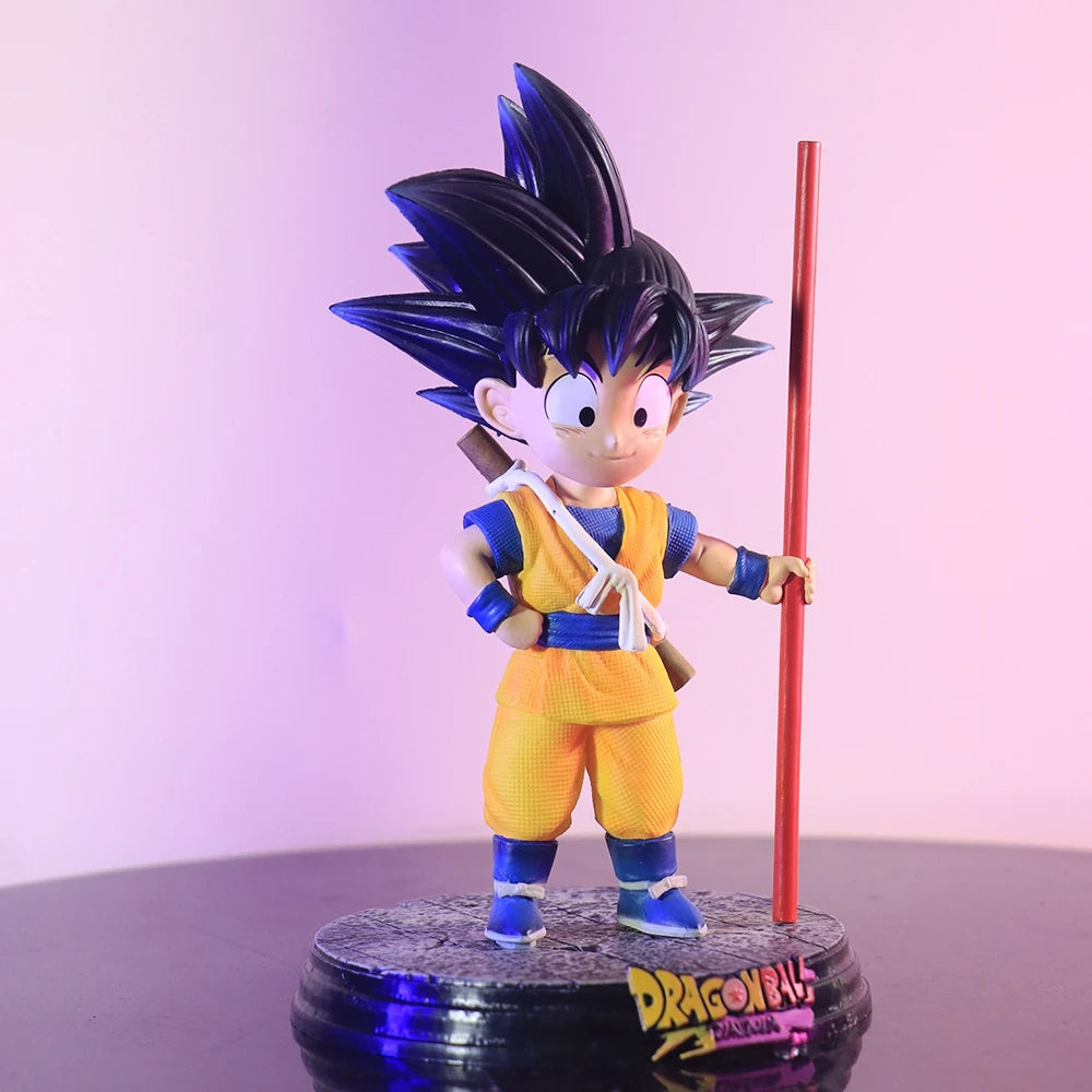 Anime Dragon Ball Action Figures Super Saiyan Cute Son Goku Pvc 18Cm Model Toys Holiday Gift