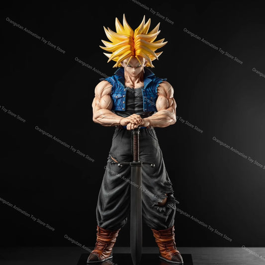 Anime Dragon Ball Z 25CM Trunks Figure Future Trunks Action Figures Pvc Figurine Statue Collection Model Toys for Children Gifts