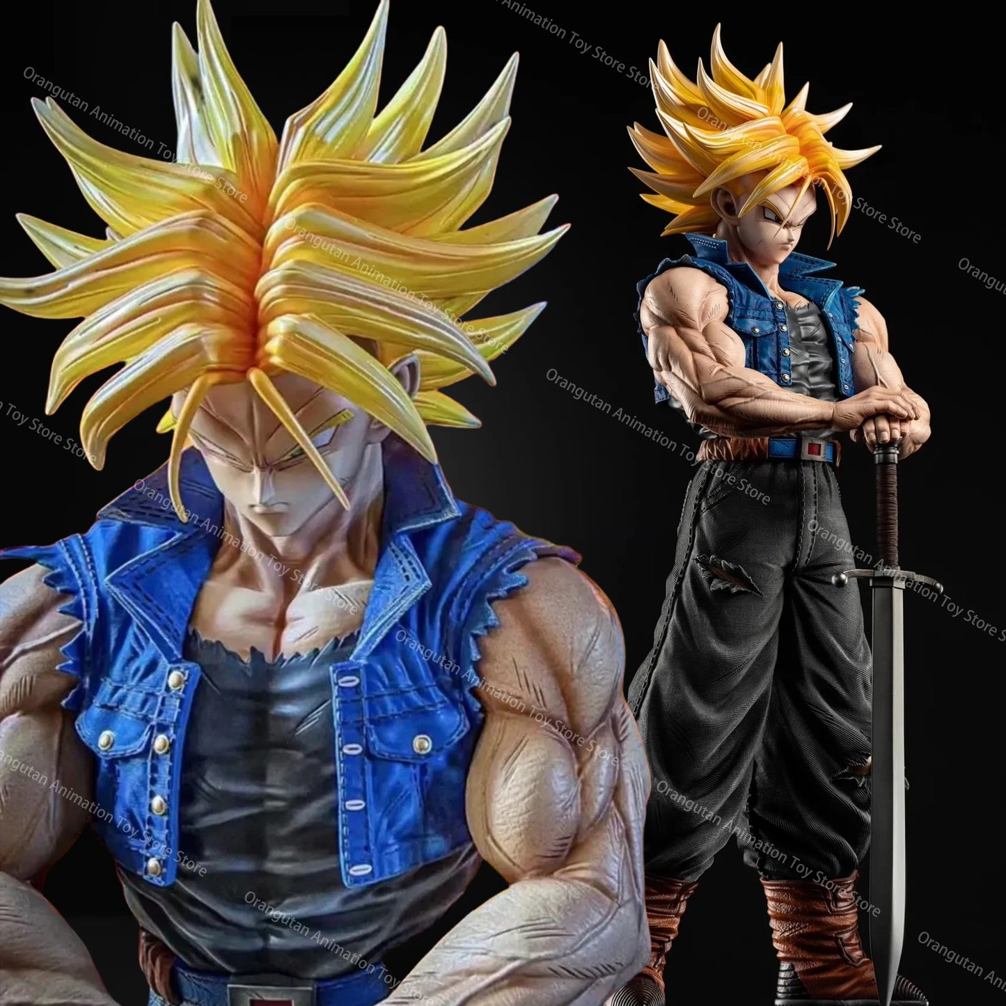 Anime Dragon Ball Z 25CM Trunks Figure Future Trunks Action Figures Pvc Figurine Statue Collection Model Toys for Children Gifts