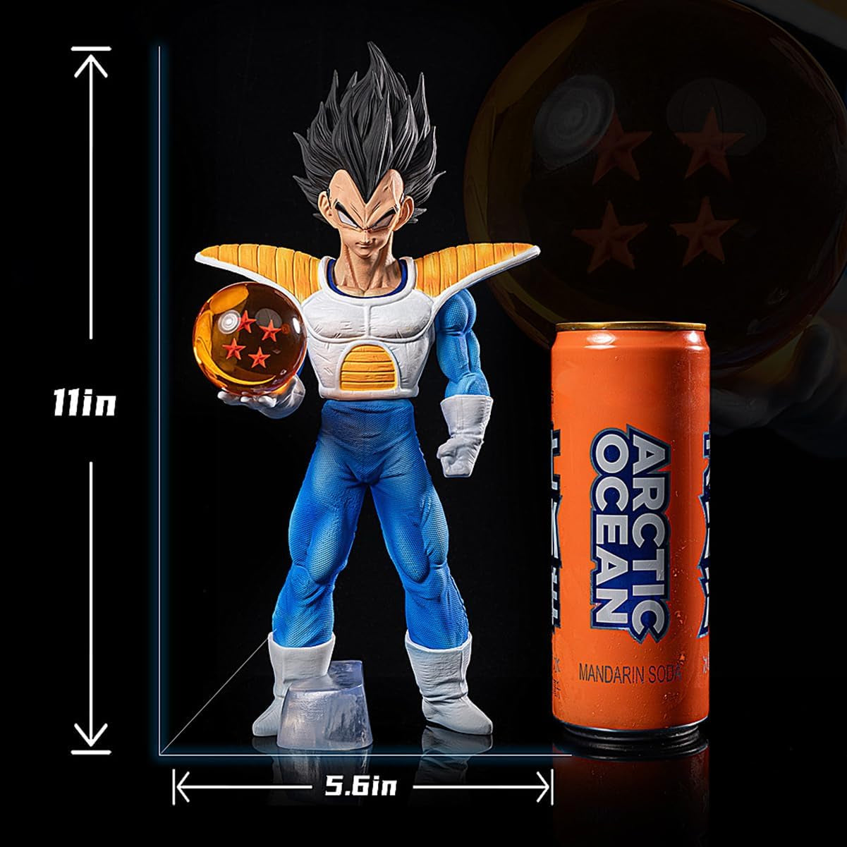 DZB Vegeta Actions Figure Statue Figurine Collection Birthday Gifts PVC 11 Inch