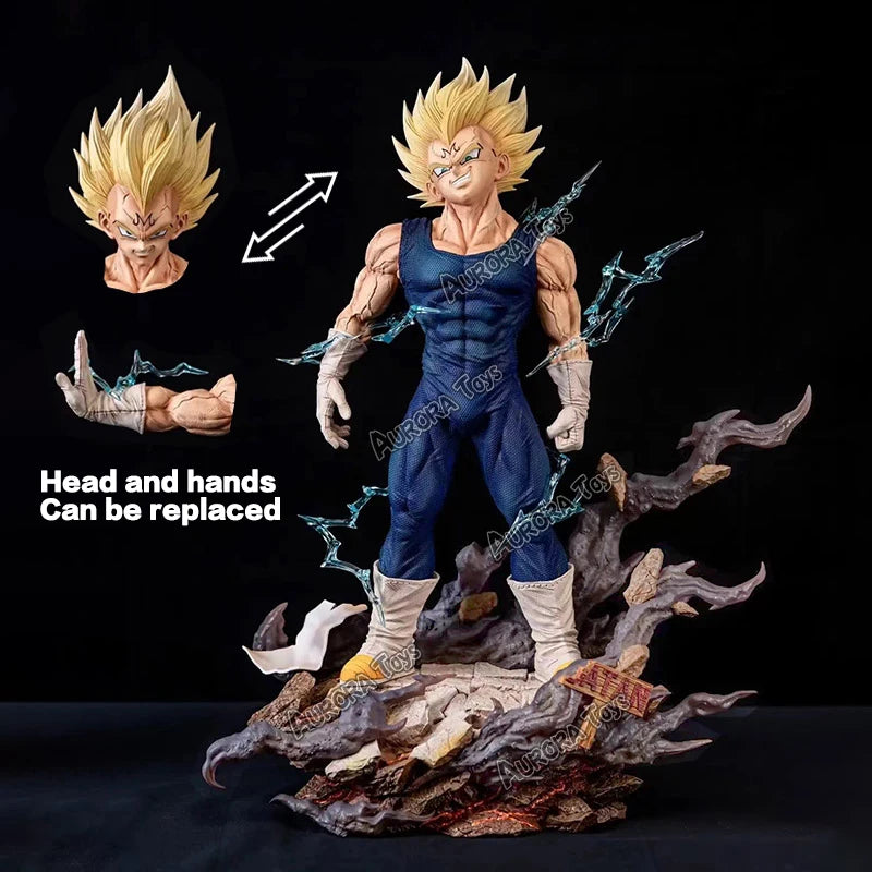 12.6In/32Cm Anime Dragon Ball Z Figure Majin Vegeta Figurine PVC Action Figures Collection Model Toys Gifts
